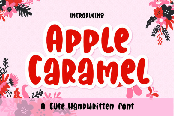 Apple Caramel: A Handwritten Font for Modern Brands