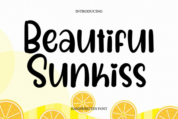 Beautiful Sunkiss Font for Editorial Design
