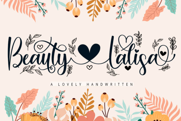 Beauty Lalisa: A Sweet Script Font for Crafters