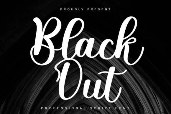 Black Out: A Handwritten Font for Web Design