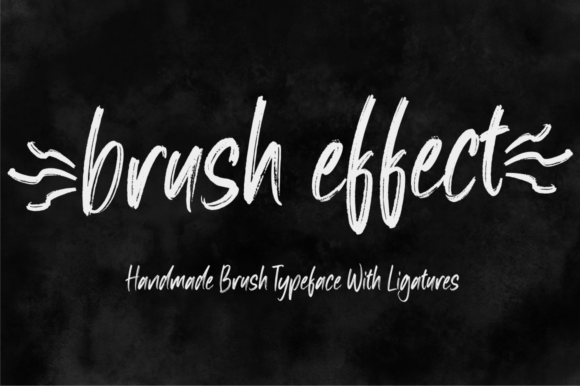 Brush Effect: A Modern Handwritten Font for Web Design