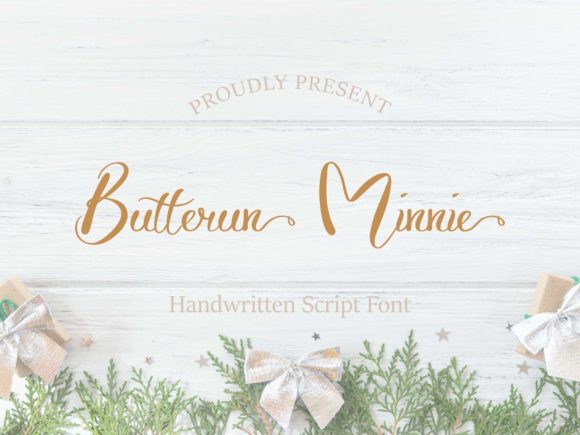 Butterun Minnie: A Playful Script Font for Branding