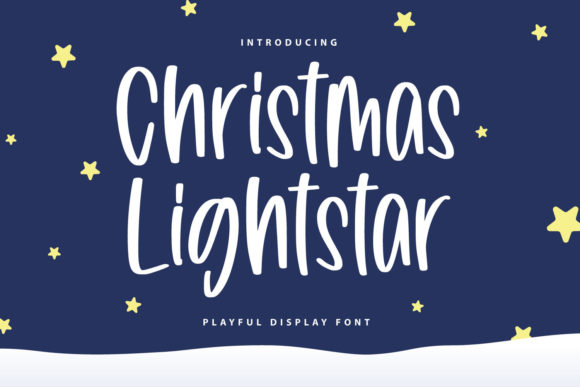Christmas Lightstar: A Script Font for Bold Branding