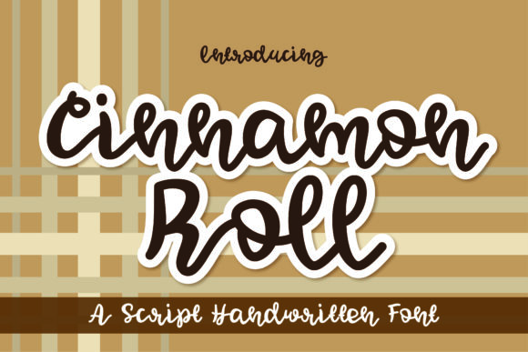 Cinnamon Roll Font for Editorial Design