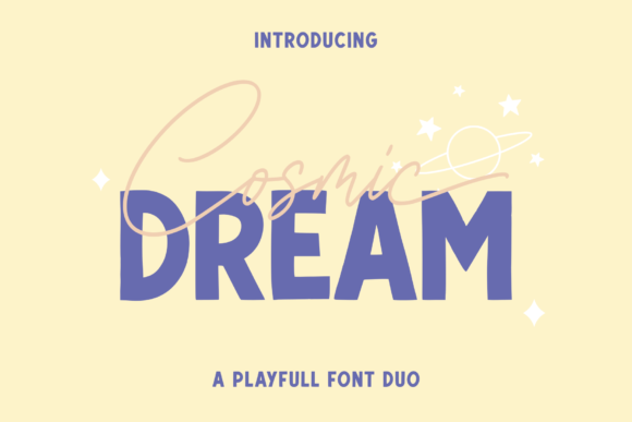 Cosmic Dream Typeface for Web Design