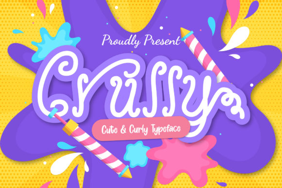 Crully Font: A Whimsical Typeface for Editorial Joy