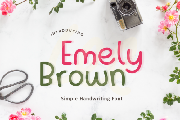 Emely Brown: A Graceful Script Font for Editorial Design