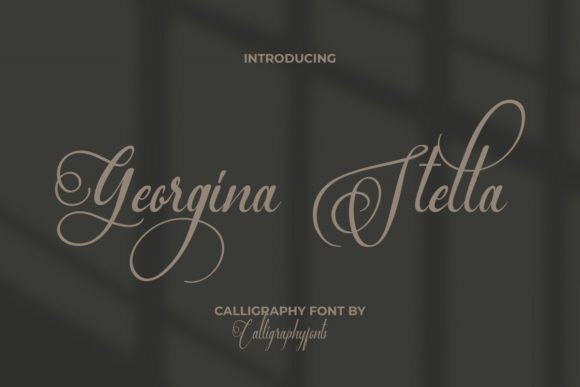 Georgina Stella: A Timeless Script Font for Makers