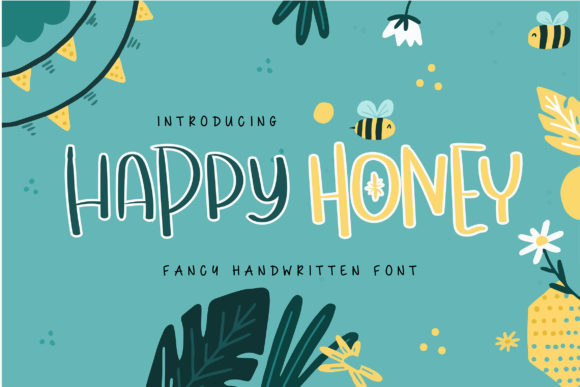 Happy Honey: A Handwritten Font for Editorial Warmth