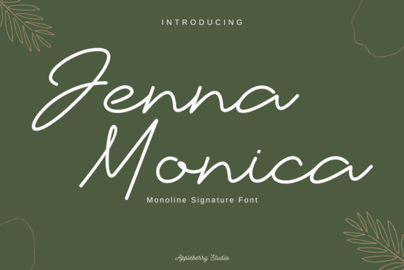Jenna Monica: The Handwritten Font for Branding