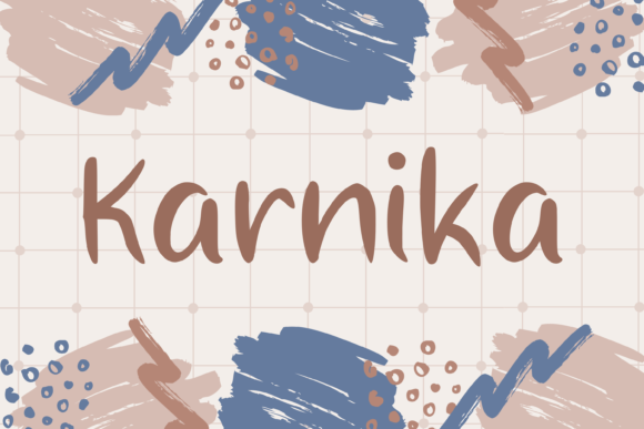 Karnika: The Perfect Handwritten Font for Crafters