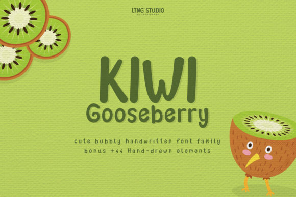 Kiwi Gooseberry Font for Web Design
