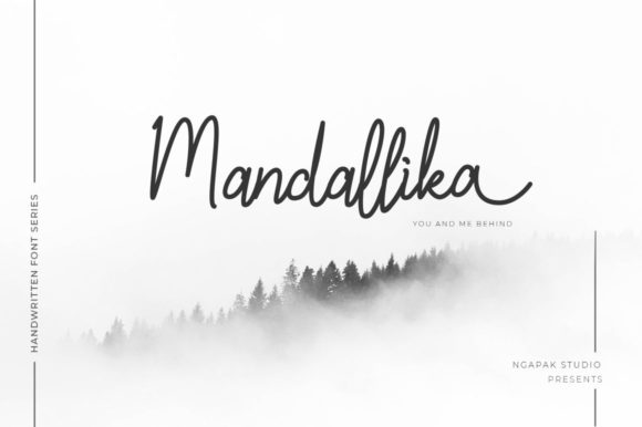 Mandallika: An Elegant Script Font for Editorial Design
