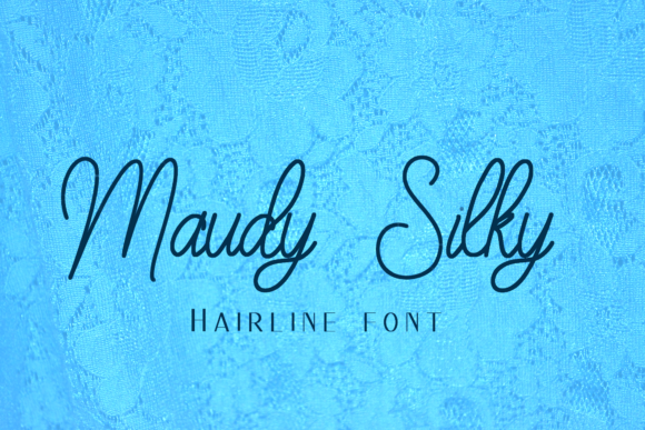 Maudy Silky Line: A Graceful Typeface for Branding