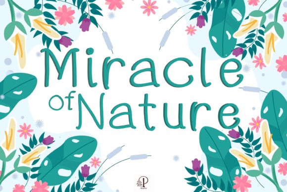 Miracle of Nature Font for Web Design