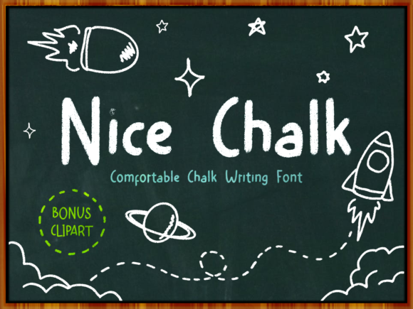 Nice Chalk: A Handwritten Font for Makers