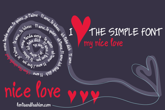 Nice Love: A Handwritten Font for Digital Design