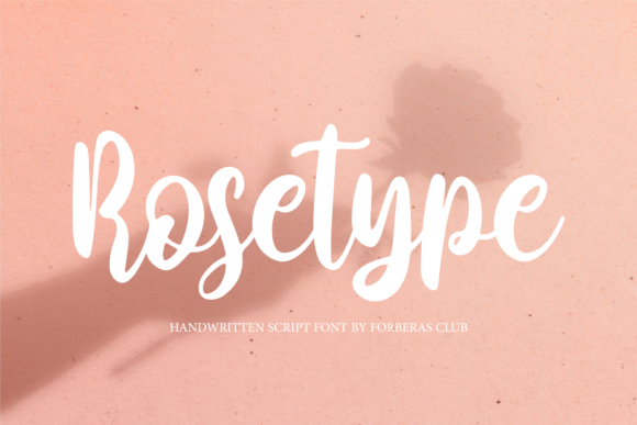 Rosetype: A Handwritten Font for Branding