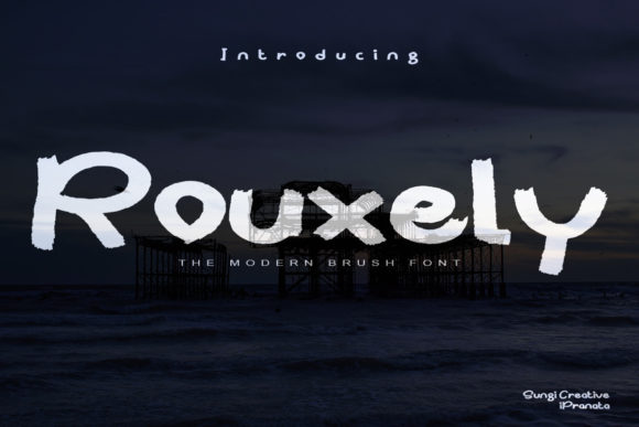 Rouxely: A Brushed Script Font for Modern Web Design