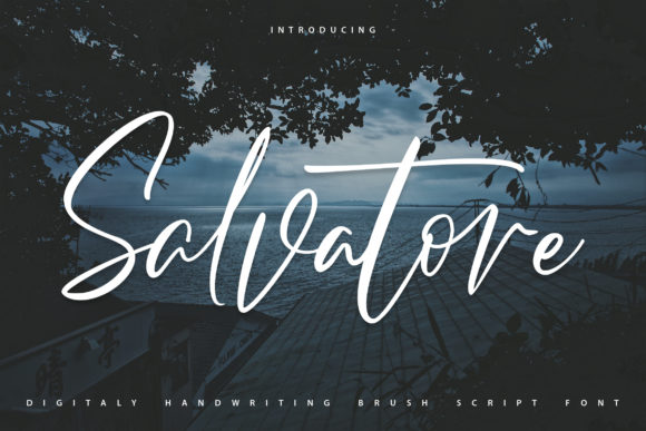 Salvatore: A Vintage Script Font for Editorial Design