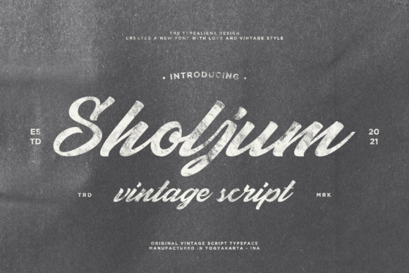 Sholjum Typeface for Editorial Design