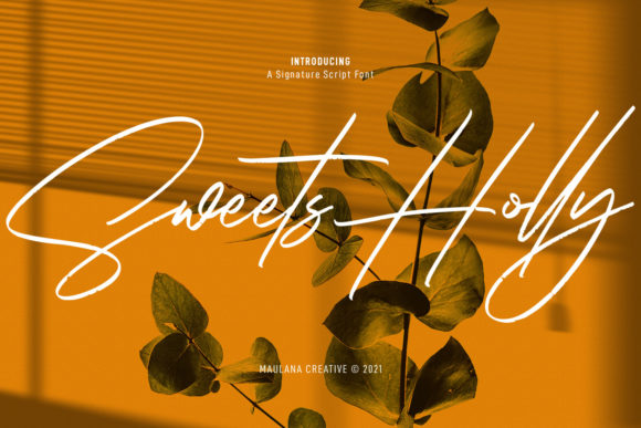 Sweets Holly: A Premium Script Font for Web Design