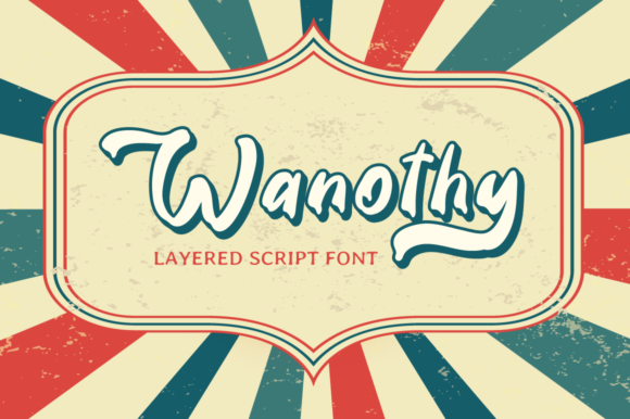 Wanothy: A Retro Script Font for Web Design