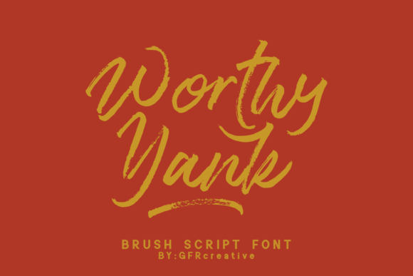 Worthy Yank: A Refined Script Font for Elegant Branding